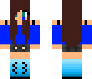 cute blue gamer