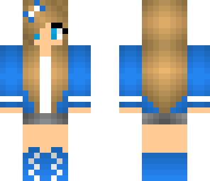 blue girl