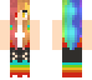 rainbow girl