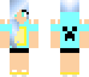blue girl