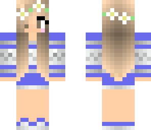 flower chain girl
