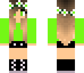 green flower girl