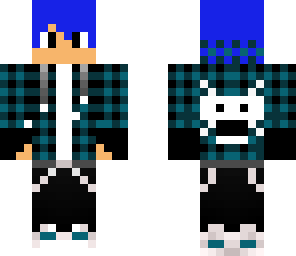 awesome blue haired kid