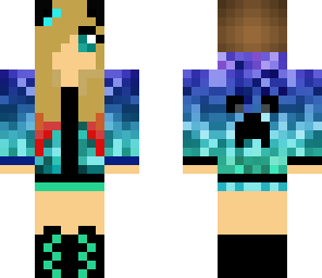 blond creeper girl