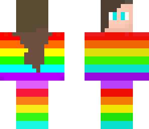 rainbow cute girl 