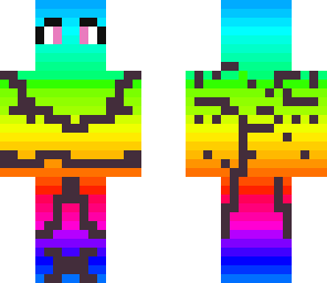 rainbow and black thing
