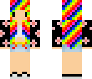 the awsome rainbow girl