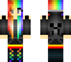 rainbow girl