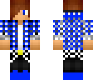 blue teenager boy
