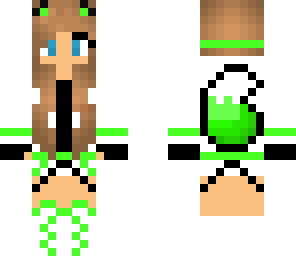 green wolf girl