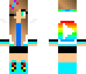 rainbow youtube girl