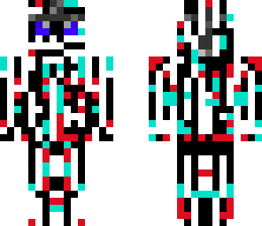 awesome blue and red laser guy