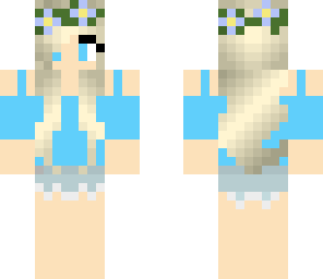 blue girl