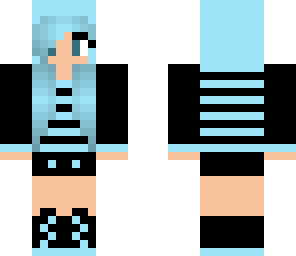 blue enderman girl