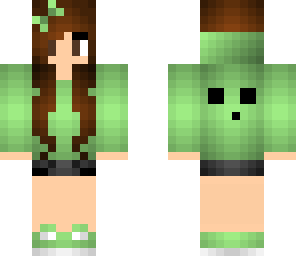 slime girl brown eyes
