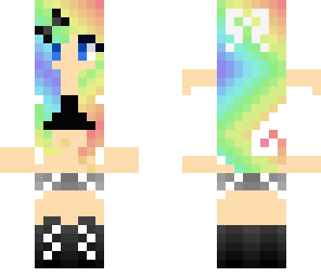 cute rainbow girl