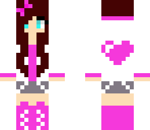 the bright pink heart