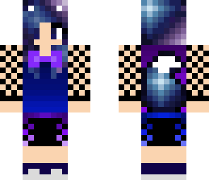 space girl wolf edit