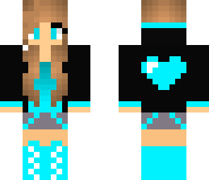 cute blue girl