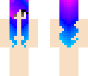 blue-purple-pink hair base