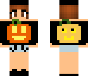 halloween pumpkin girl