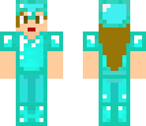 girl in diamond armor