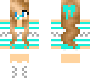 cute teal girl baby version