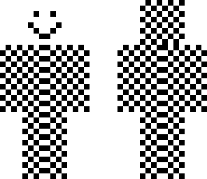 smiley checker dude