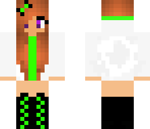 cute green girl