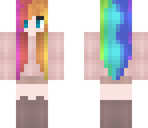 rainbow girl