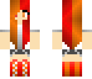 red and orange girl