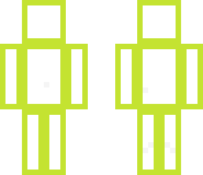green box man wit face