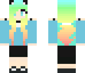 cute blue cat girls sweater