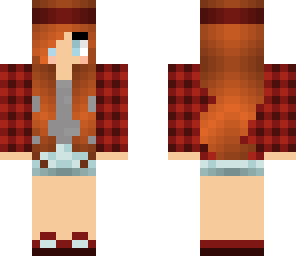 red flannel girl