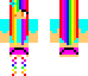 rainbow girl