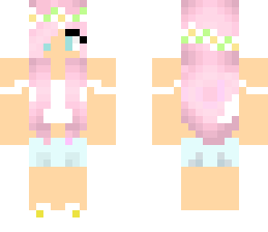 edited flower crown girl