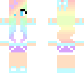 edited rainbow hair