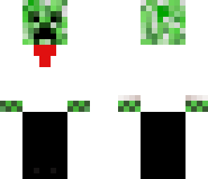 creeper met een pak