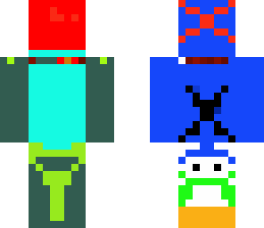 the multi-coloured zombie