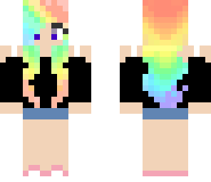 rainbow girl
