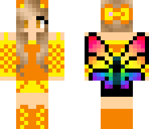 candy corn girl with wings
