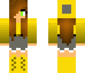 cute yellow girl bad skin 