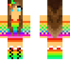 rainbow girl