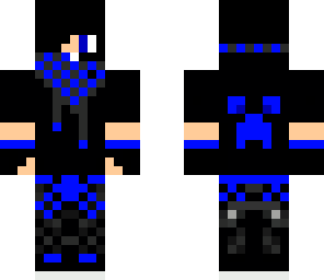 blue emo boy