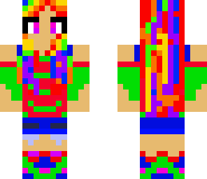rainbow monster girl