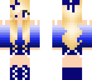 blue girl