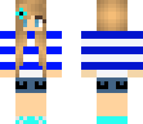 stripy sweater girl