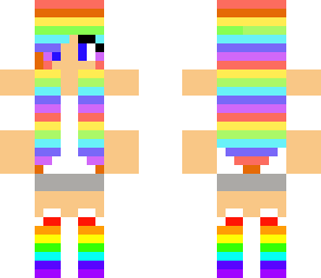 rainbow girl