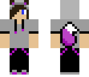 purple wolf boy