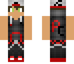 black and red